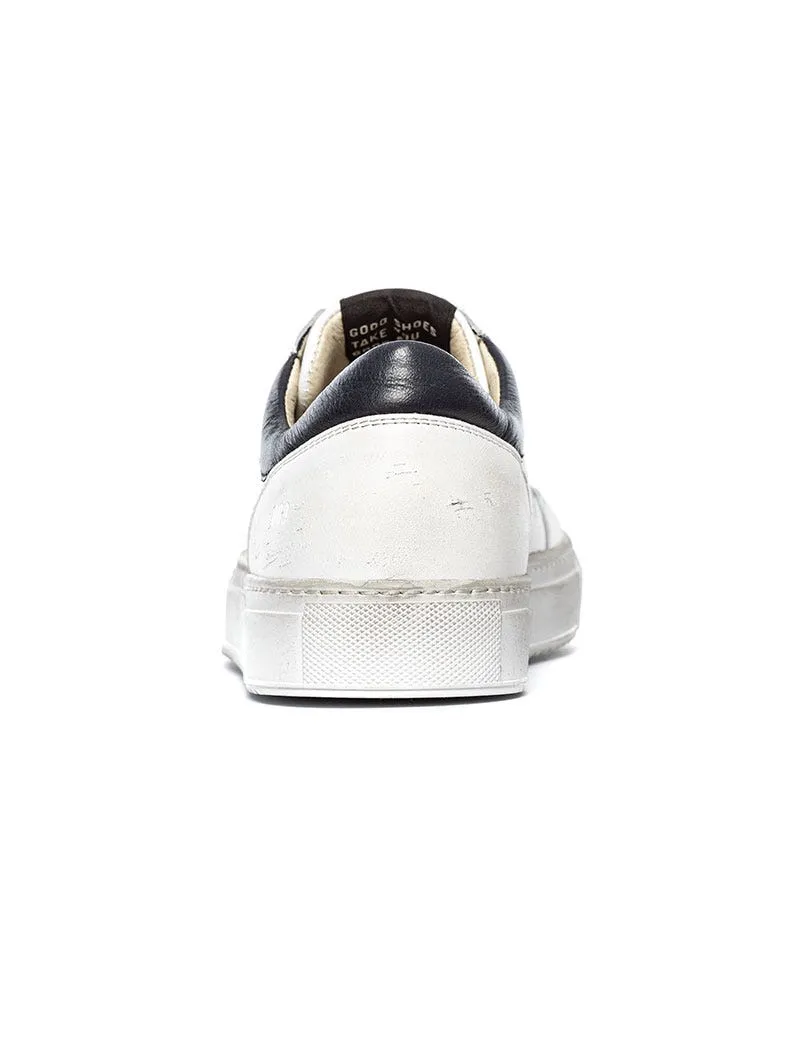 009 CROWN SNEAKERS IN WHITE AND BLUE