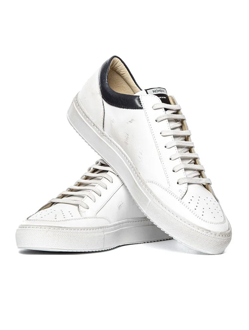 009 CROWN SNEAKERS IN WHITE AND BLUE