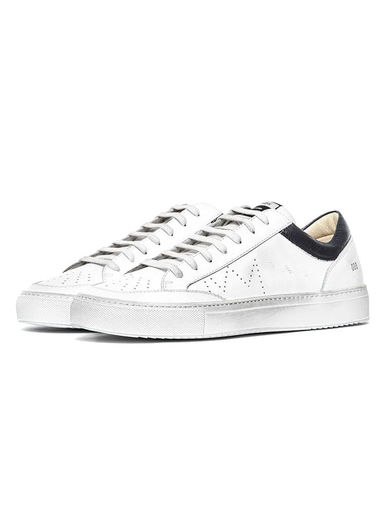009 CROWN SNEAKERS IN WHITE AND BLUE