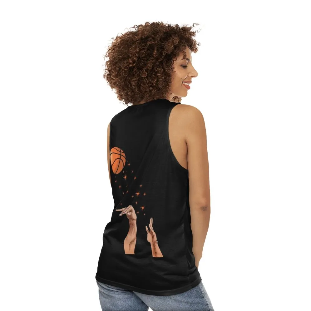 3 Point Unisex Basketball Tank Top