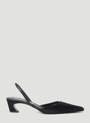 Acne Studios Hairy Slingback Heels