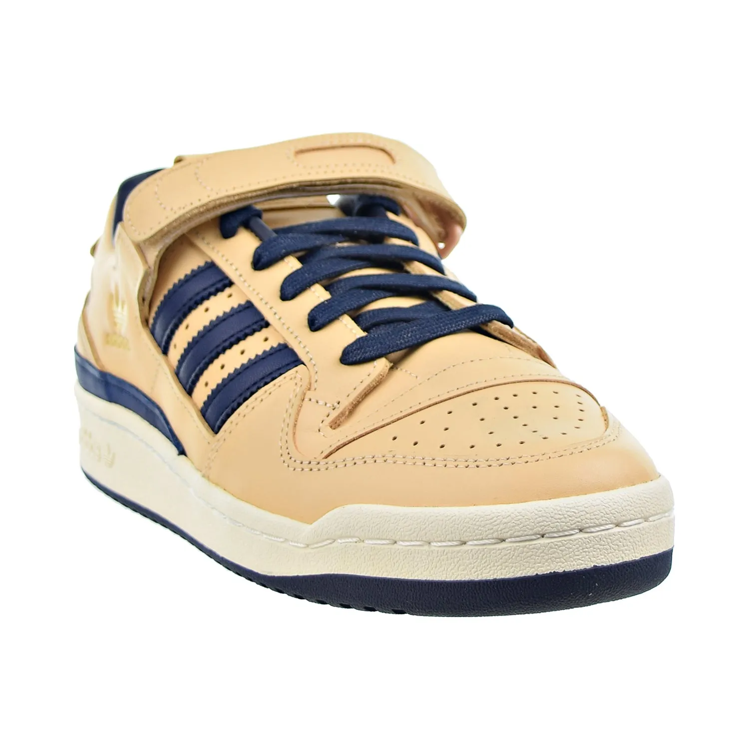 Adidas Forum 84 Low Blue Thread Men's Shoes Beige-Blue