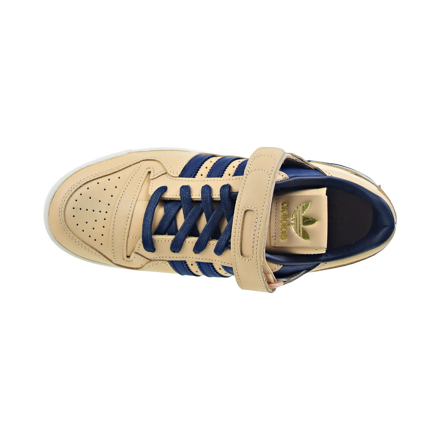 Adidas Forum 84 Low Blue Thread Men's Shoes Beige-Blue