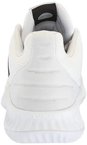 adidas Men's Pro Bounce 2018 Low Basketball Shoe, Black/Crystal White, 11 M US