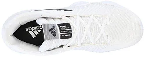 adidas Men's Pro Bounce 2018 Low Basketball Shoe, Black/Crystal White, 11 M US