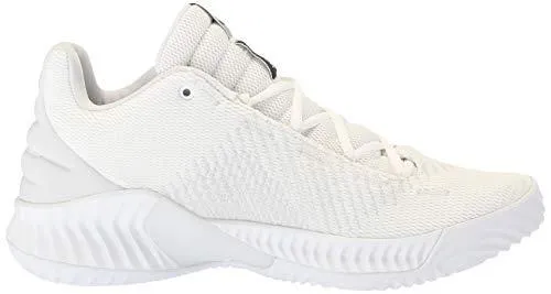 adidas Men's Pro Bounce 2018 Low Basketball Shoe, Black/Crystal White, 11 M US