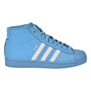 Adidas Originals Pro Model Big Kid's Basketball Shoes Cyan / Core White / Cyan