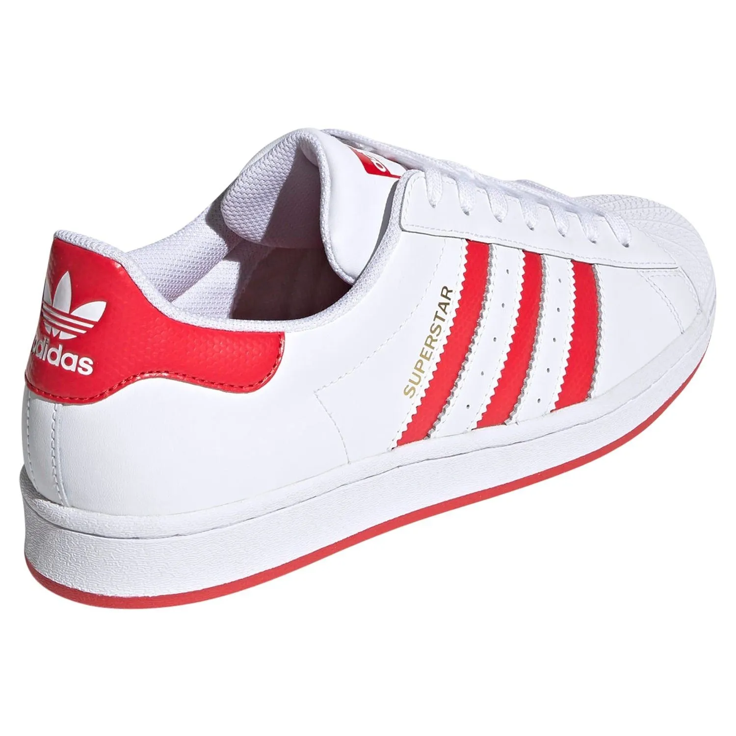 adidas Originals Superstar Shoes - White/Red