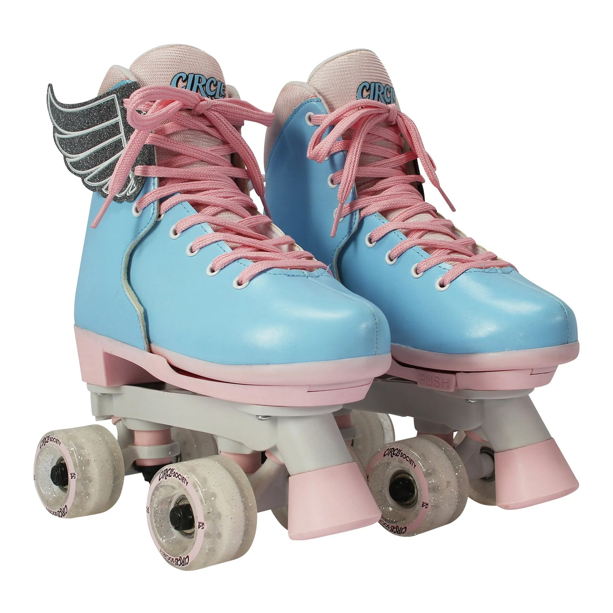 Adjustable Kids Roller Skates by Circle Society | Cotton Candy