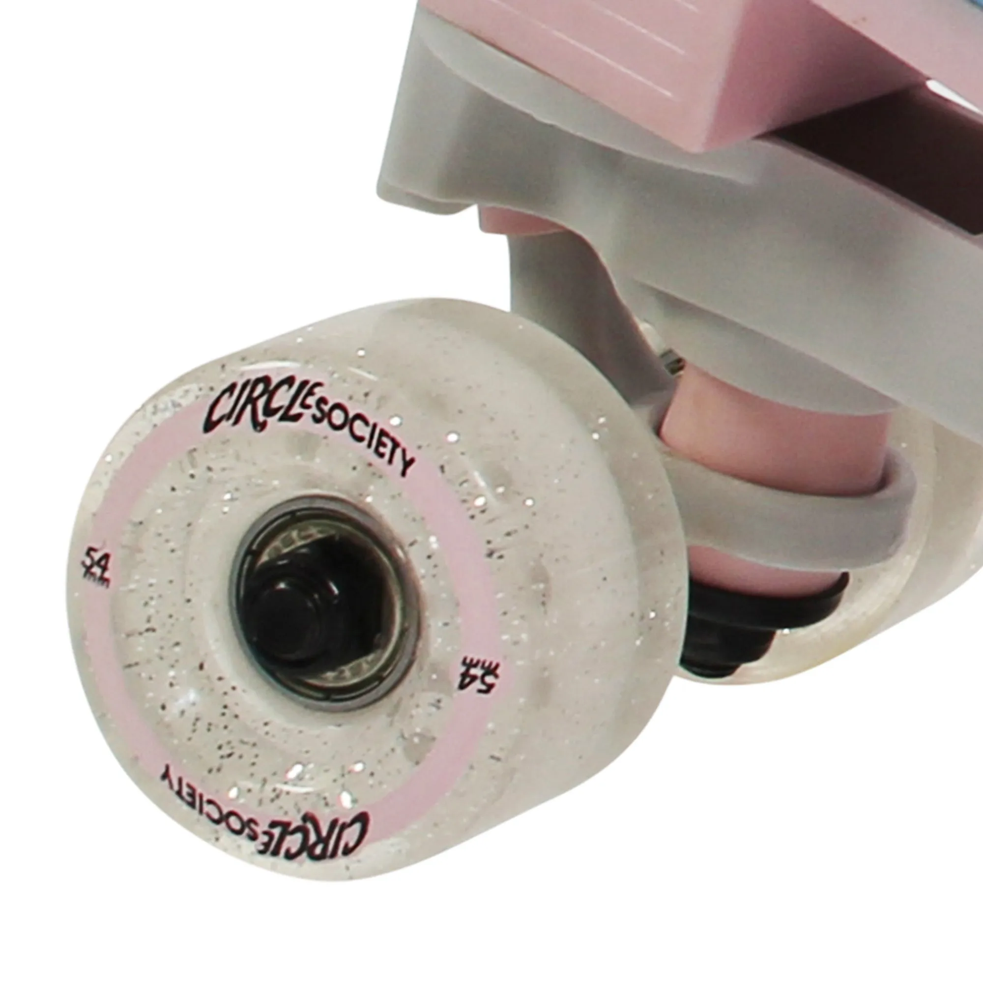 Adjustable Kids Roller Skates by Circle Society | Cotton Candy