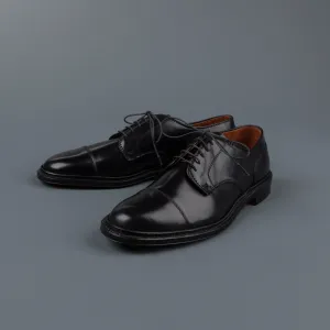 Alden x Frans Boone exclusive unlined captoe in black cordovan