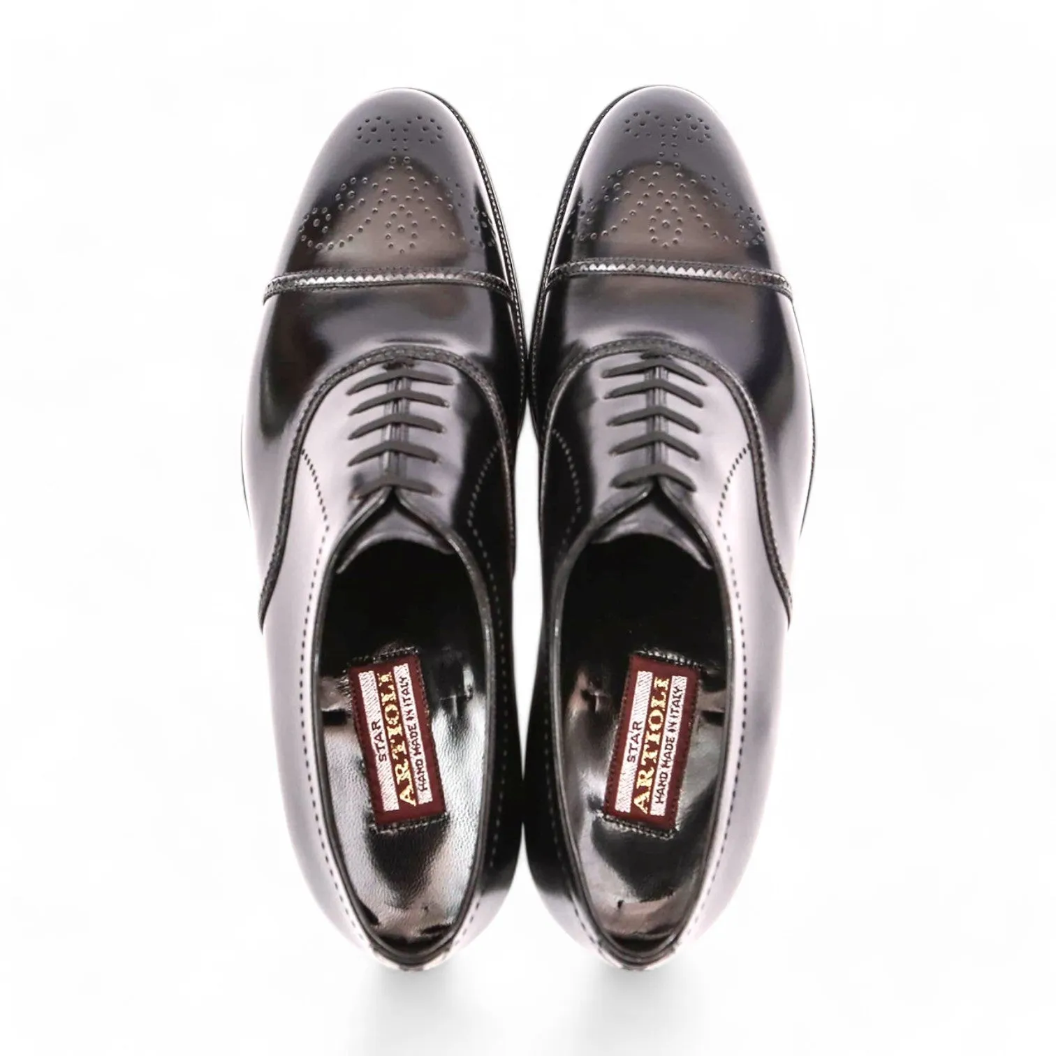 Artioli Corrado Men's Shoes Calf-Skin Leather Cap-Toe Oxford (ART1082)