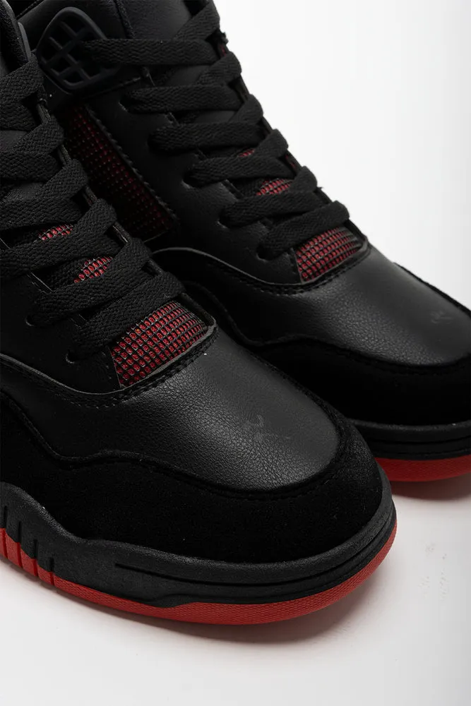 Basketball High Top Sneakers Black