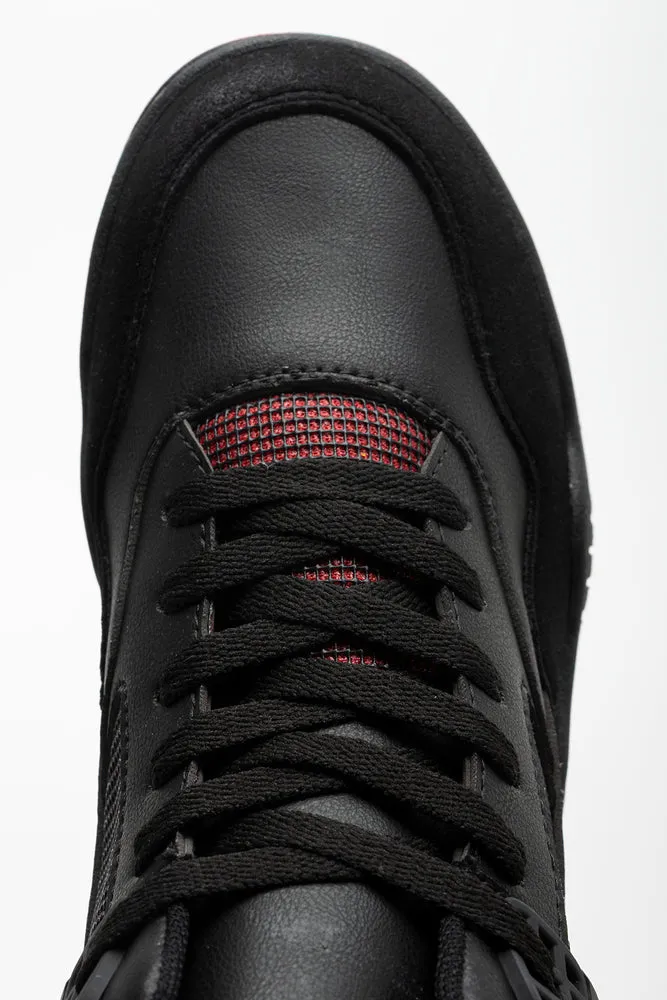 Basketball High Top Sneakers Black