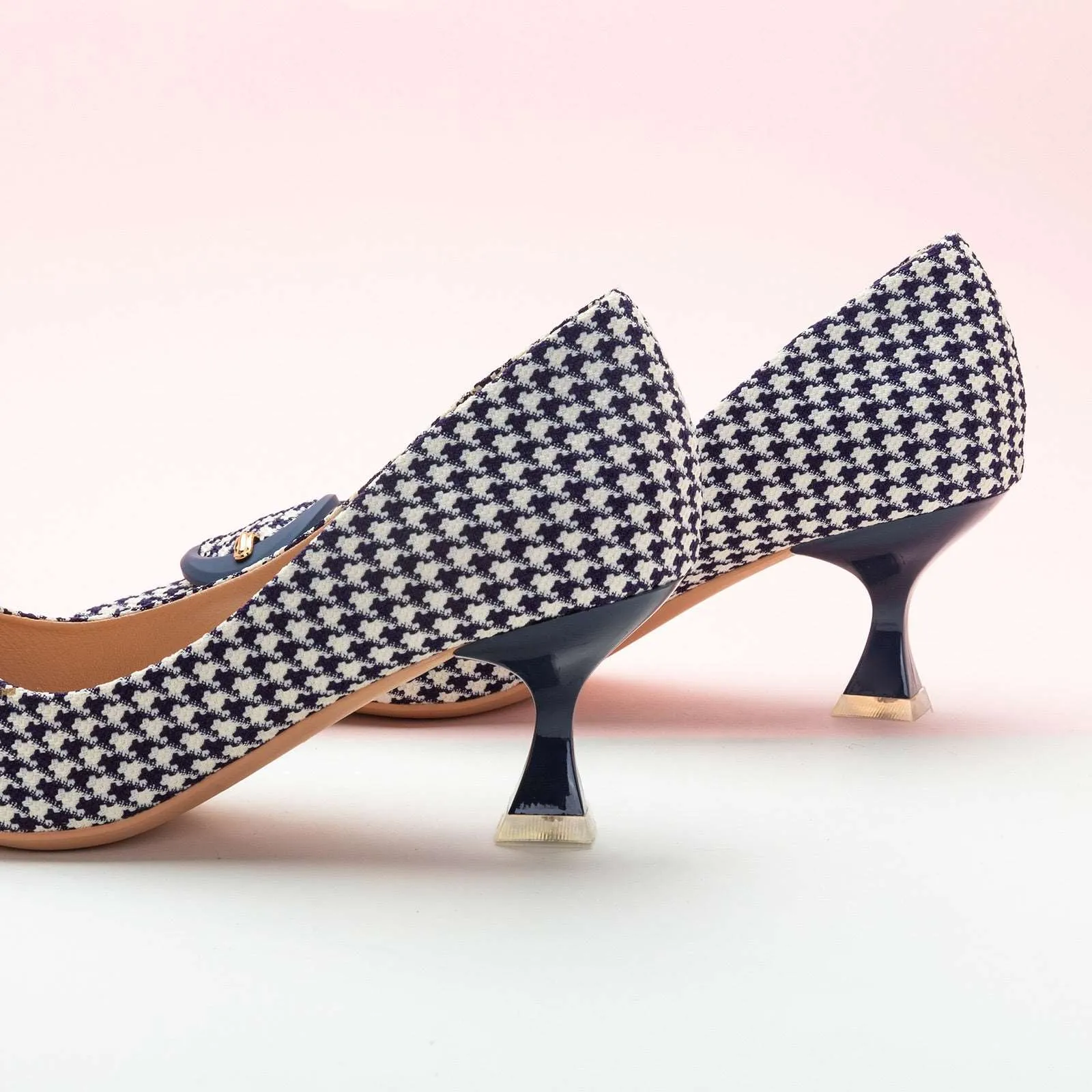 C Buckle Tweed Pumps (Olivia)