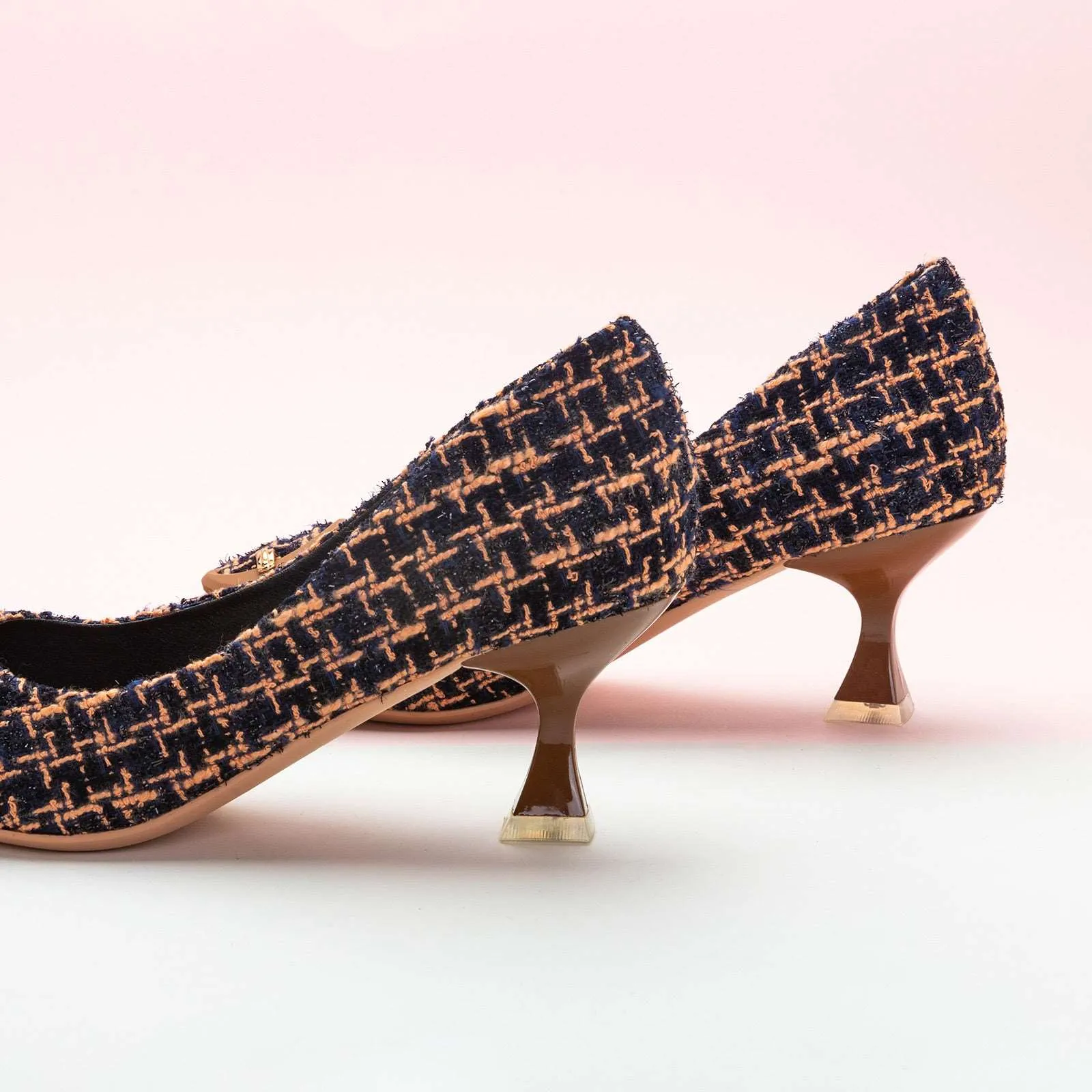C Buckle Tweed Pumps (Olivia)