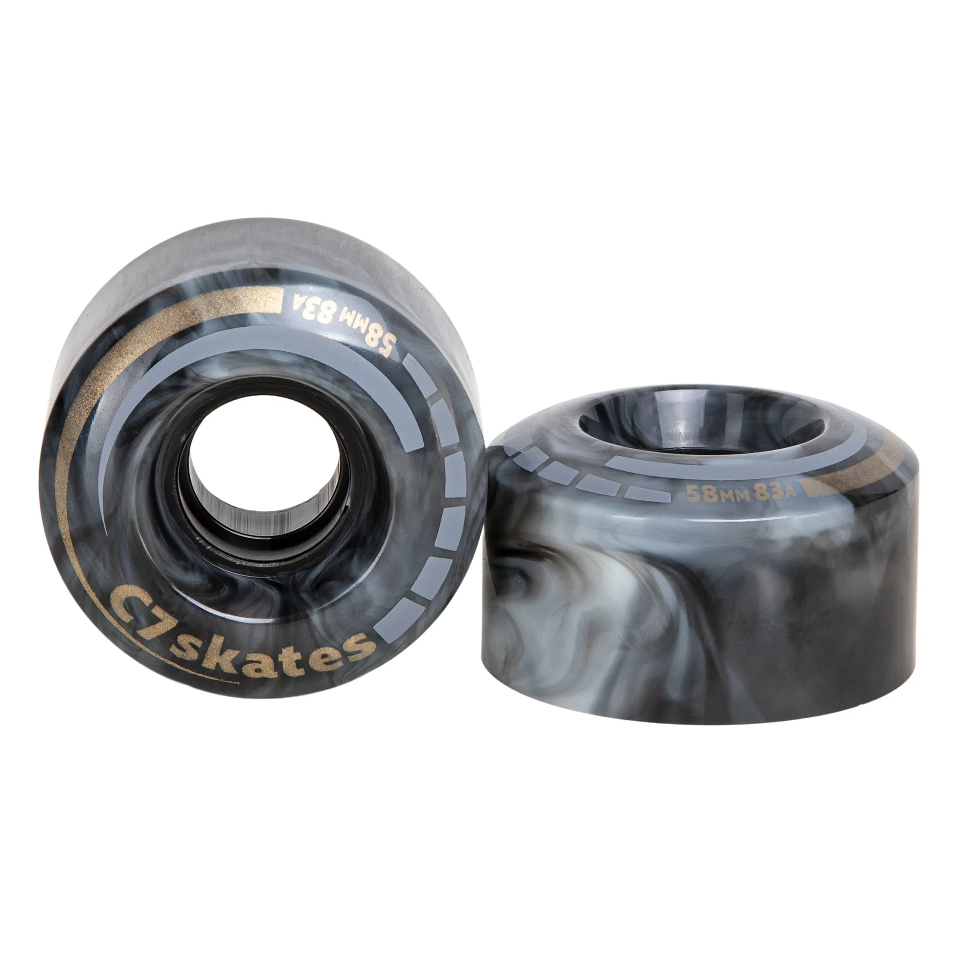 C7skates Farrah Marble Roller Skate Wheels