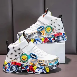 Cartoon Graffiti Kids Sneakers (2 - 8y)