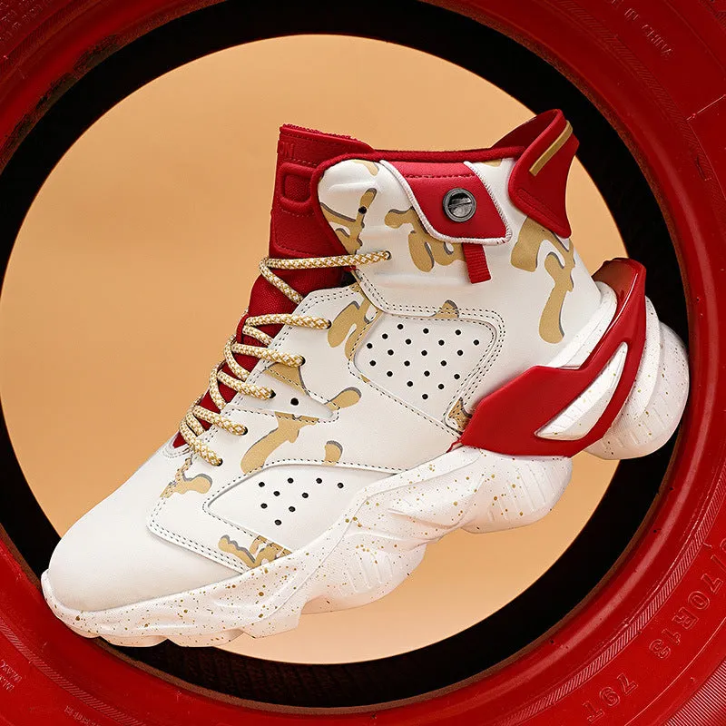Casual Thick-Soled High-Top Basketball Men's Shoes