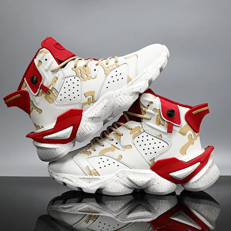 Casual Thick-Soled High-Top Basketball Men's Shoes