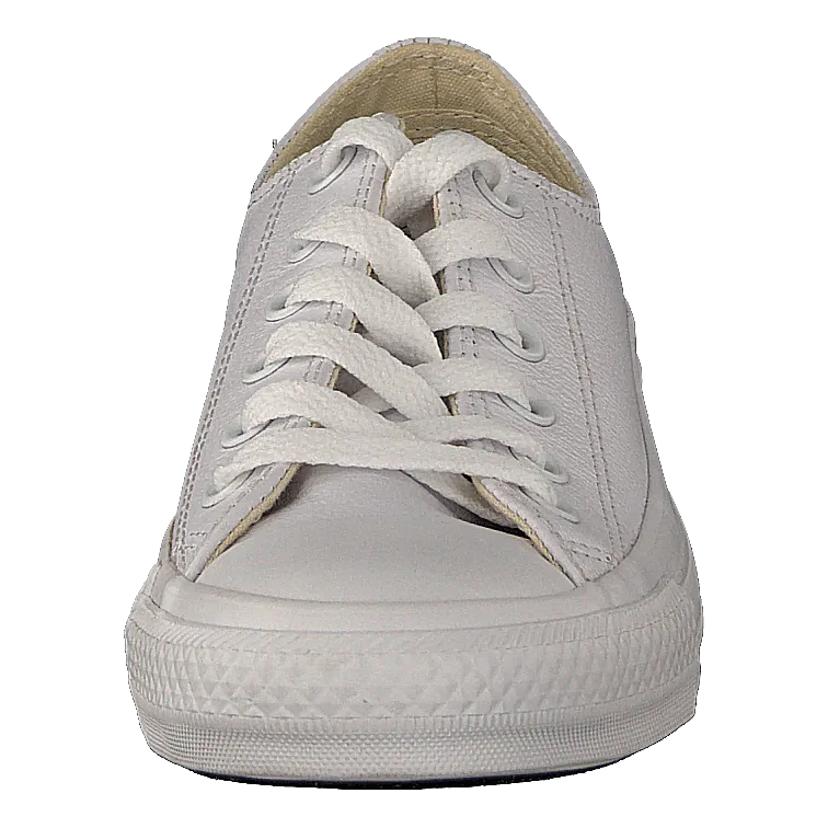 Chuck Taylor All Star Ox Leather White Monochrome