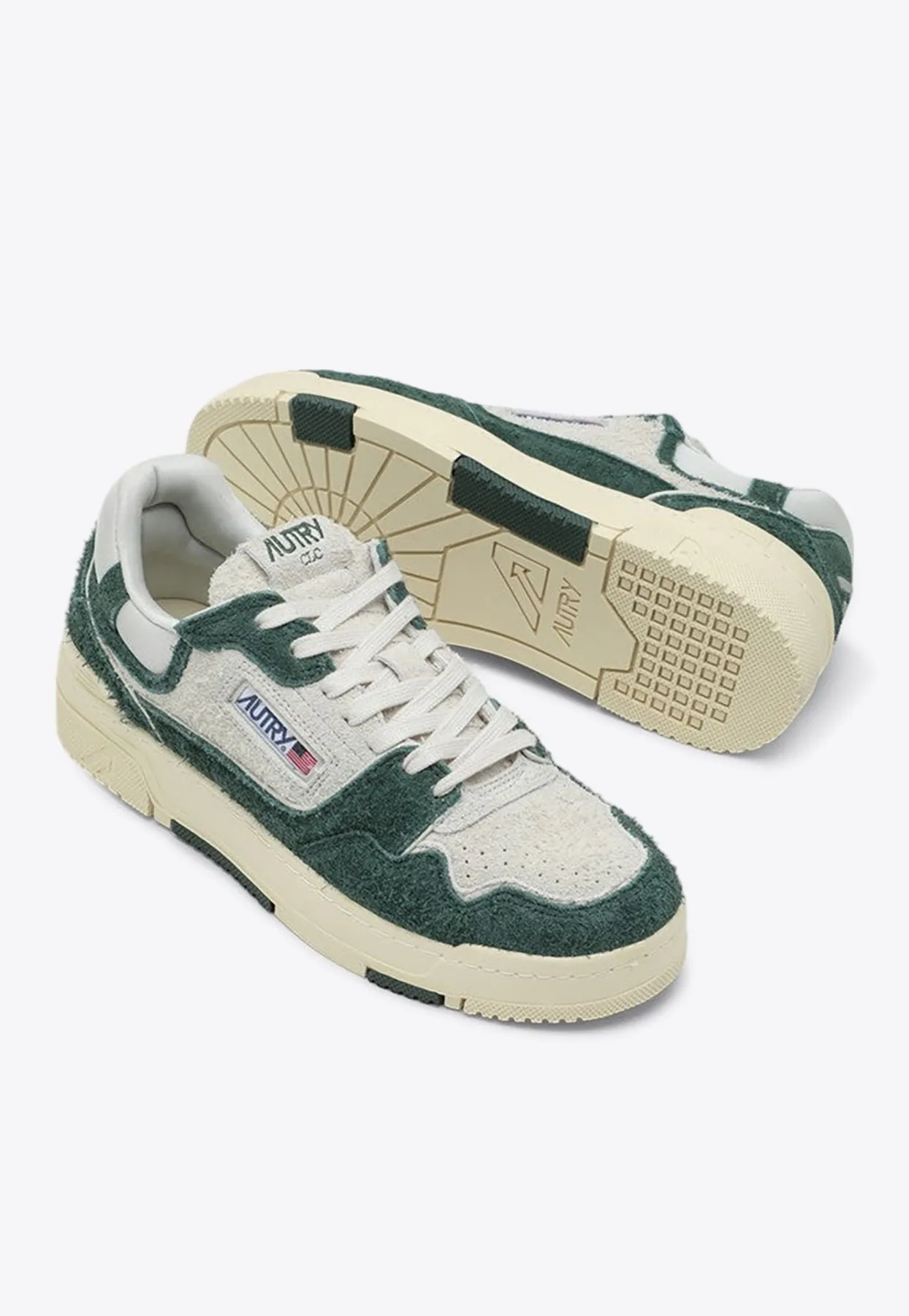 CLC Suede and Mesh Sneakers