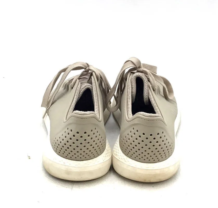 Crocs Men's Gray Lace Up Low Top Tennis Athletic Shoes - Size 10