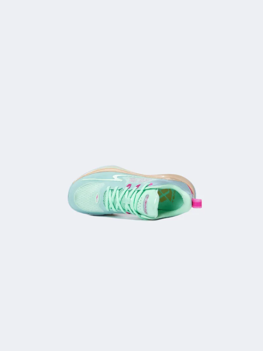 Erke Men Basketball Shoes Blue/Light Green
