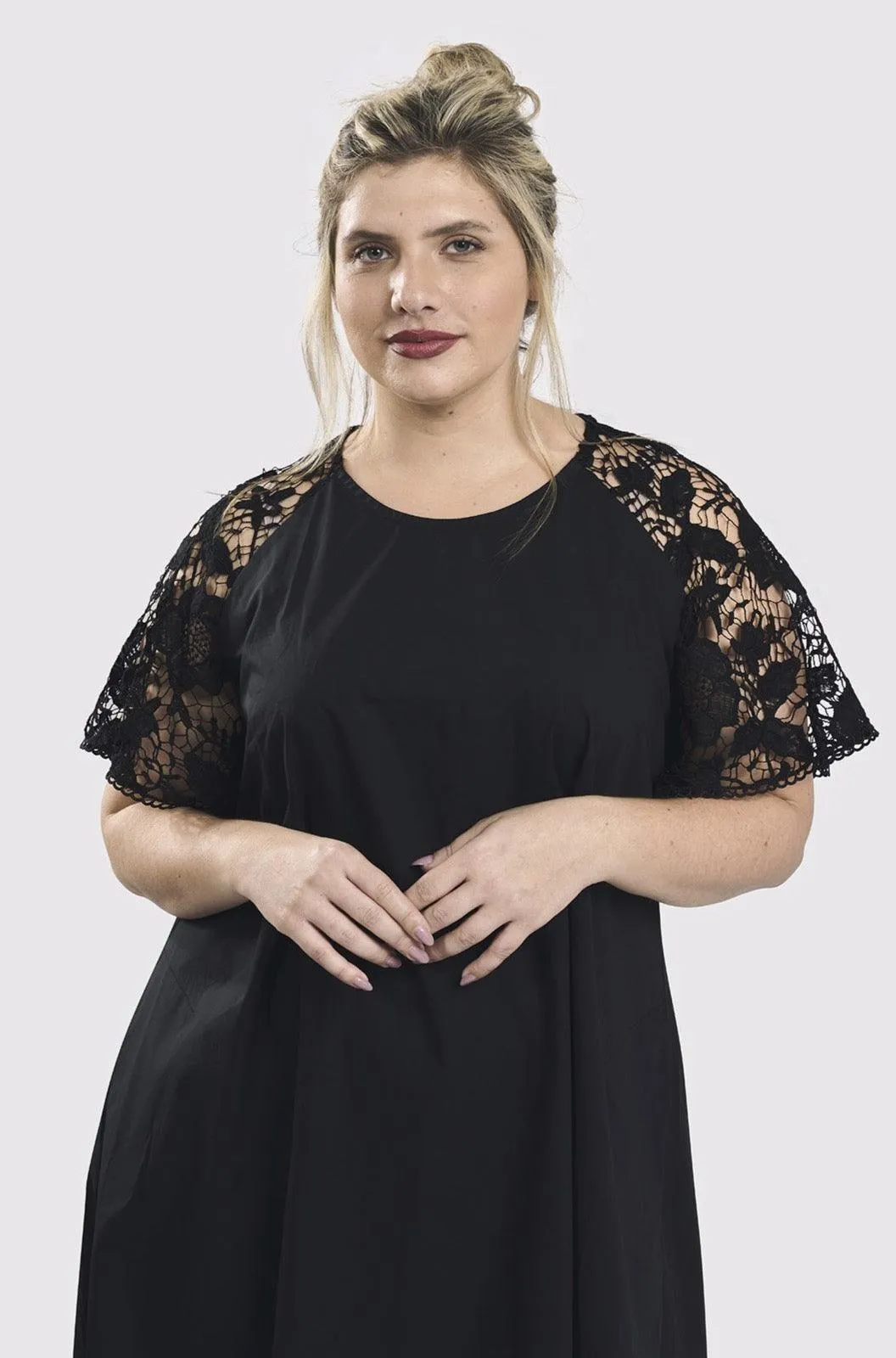 Exquisite Swing Dress, Black