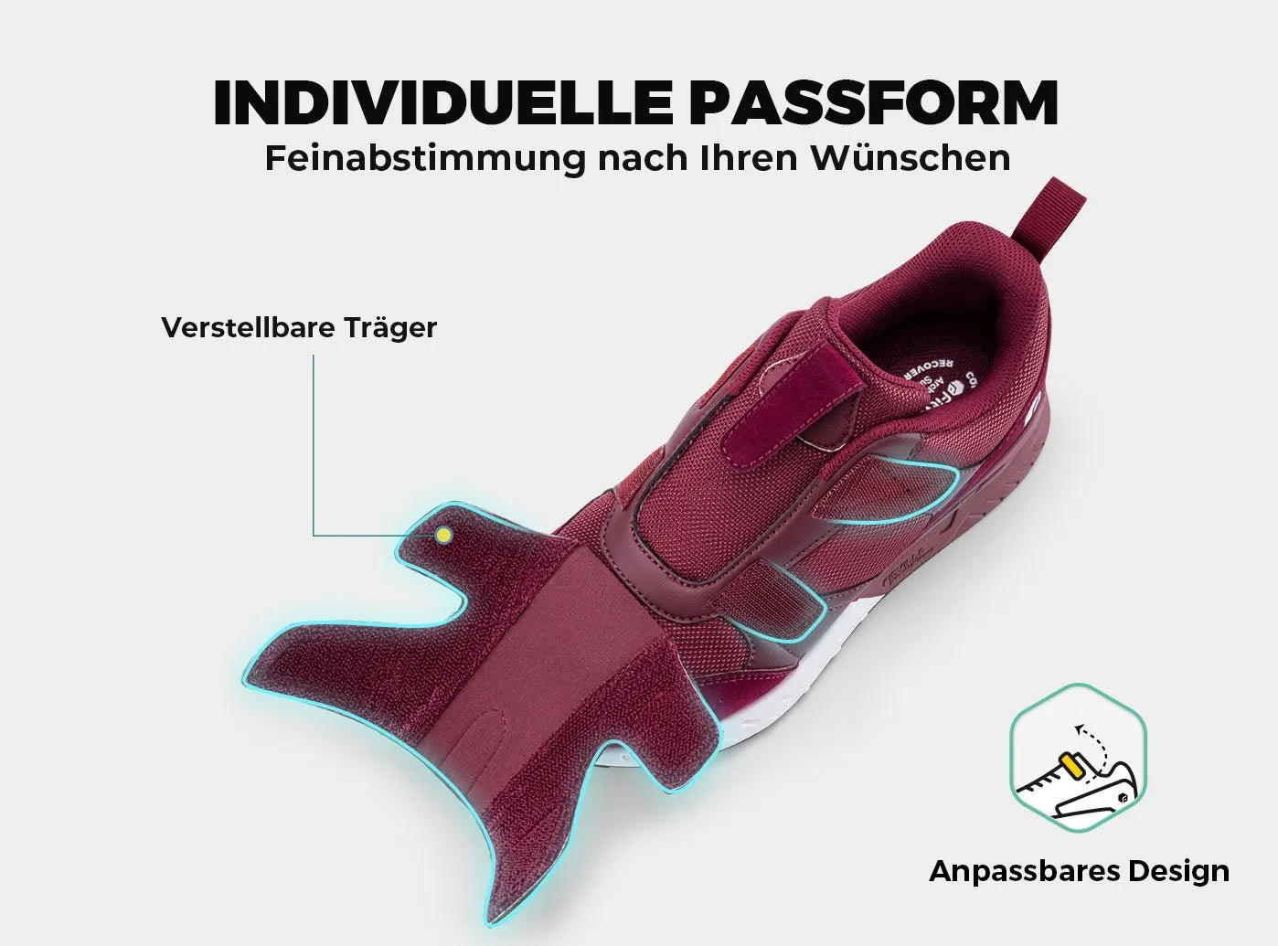 FitVille Damen Rebound Core Wanderschuhe V10