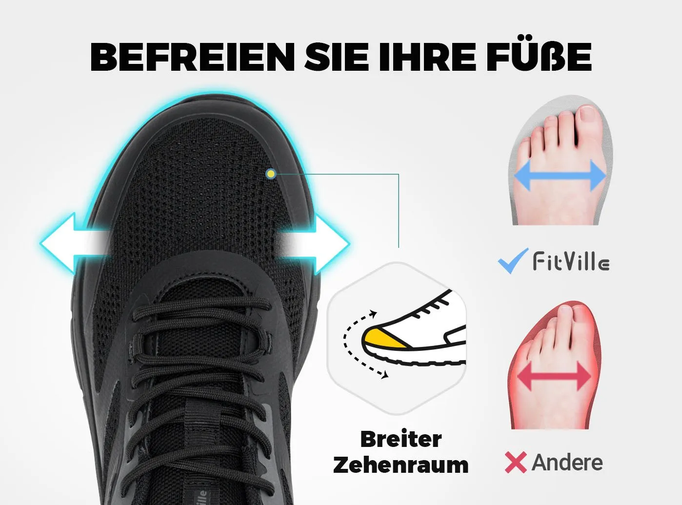 FitVille Herren Cloud Wanderer V19