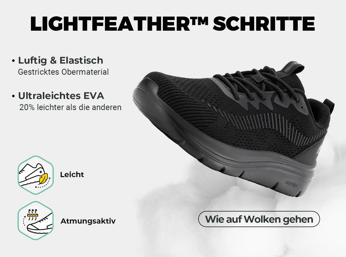 FitVille Herren Cloud Wanderer V20