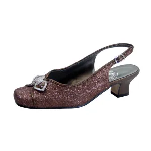 FLORAL Bay Women's Wide Width Slingback Low-Heel Dress Shoes
