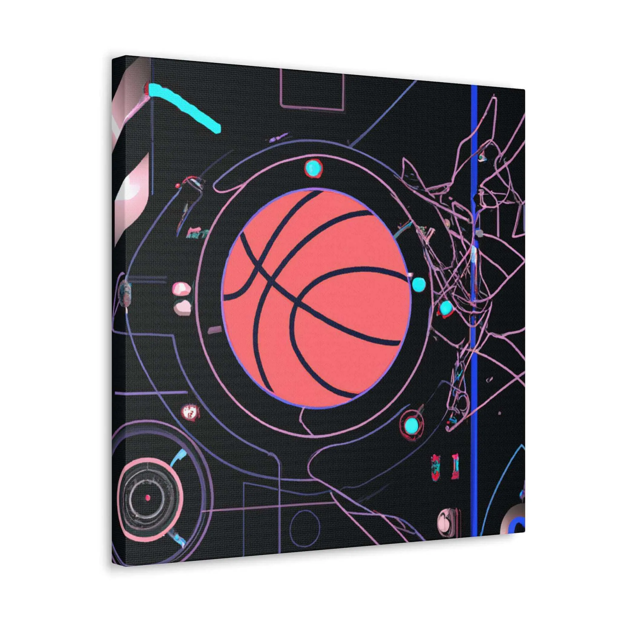 Future Ball: Basketball Canvas Print