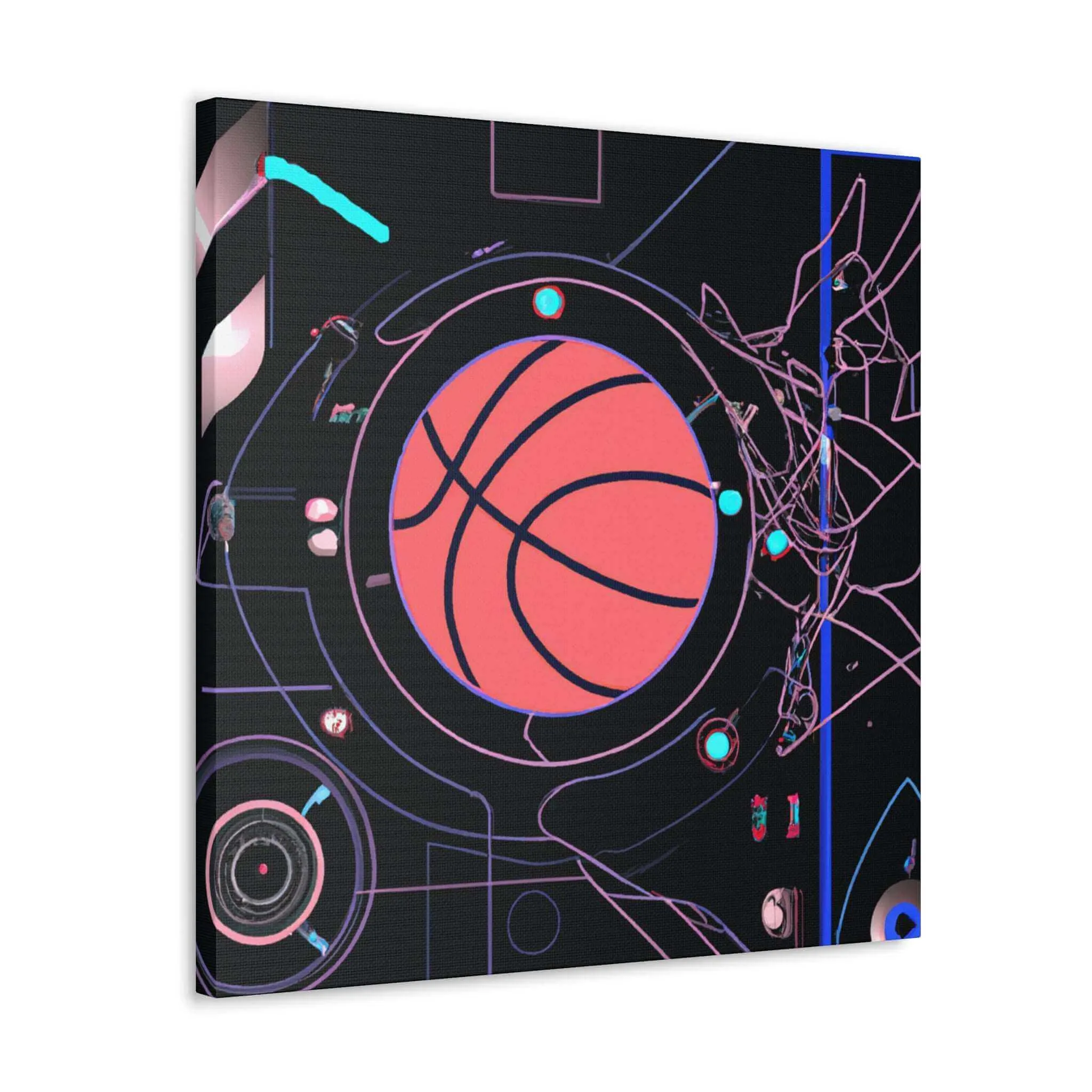 Future Ball: Basketball Canvas Print
