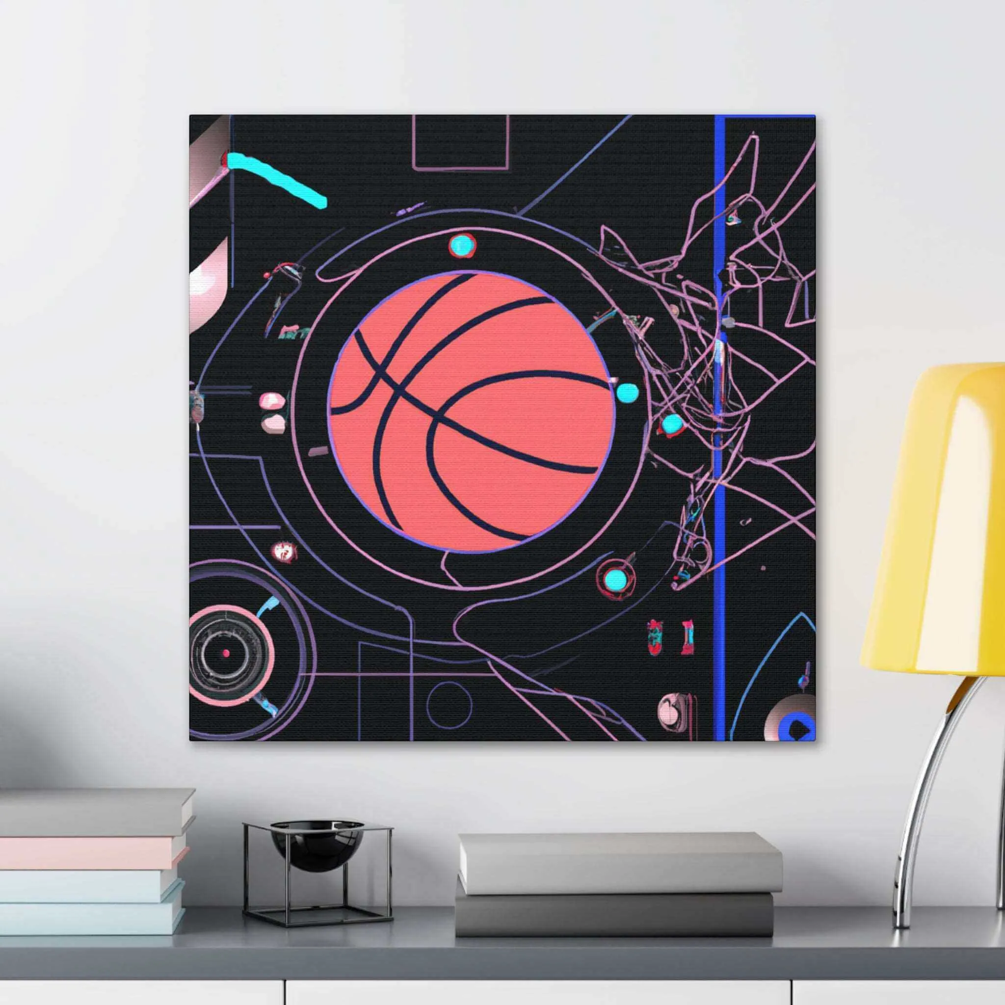 Future Ball: Basketball Canvas Print