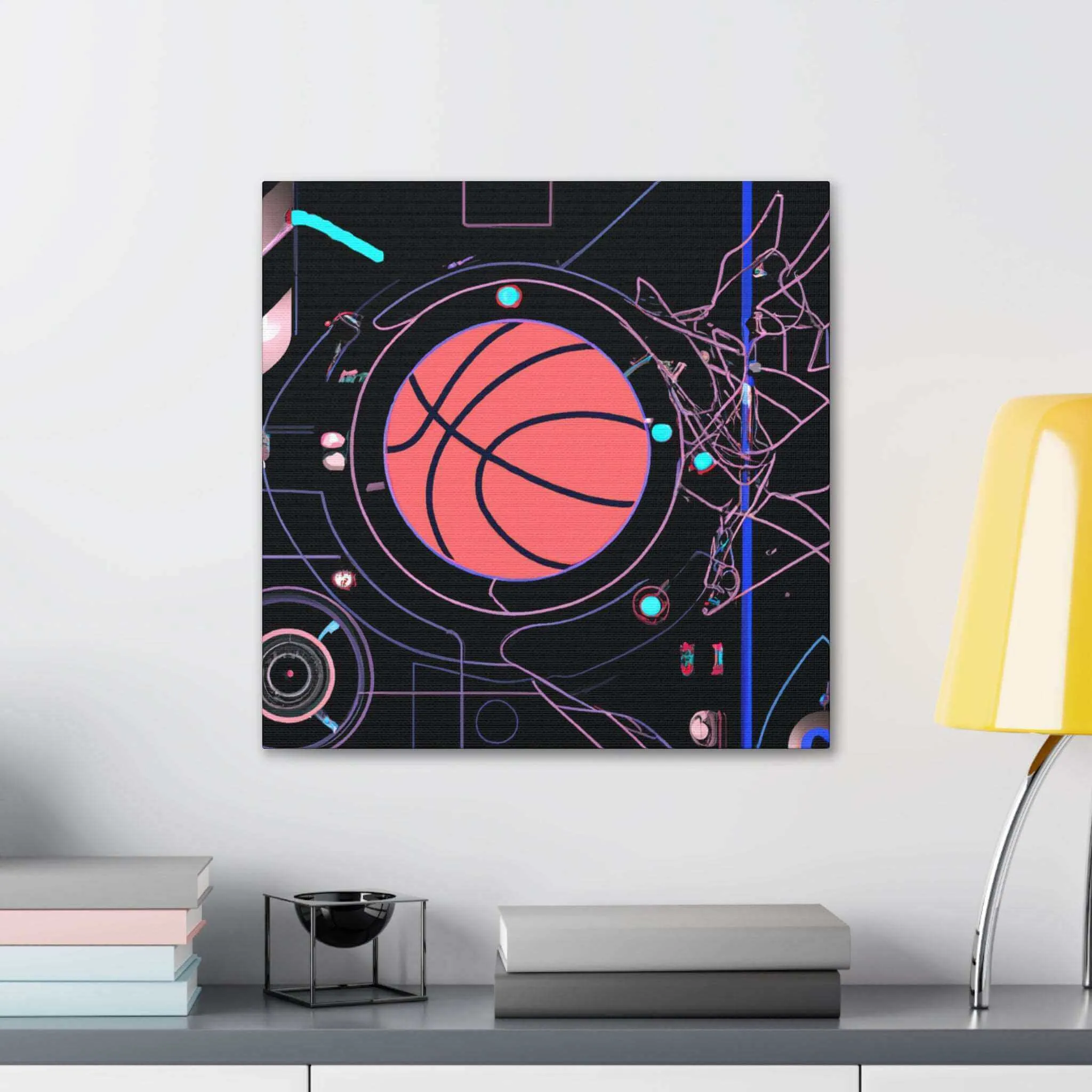 Future Ball: Basketball Canvas Print