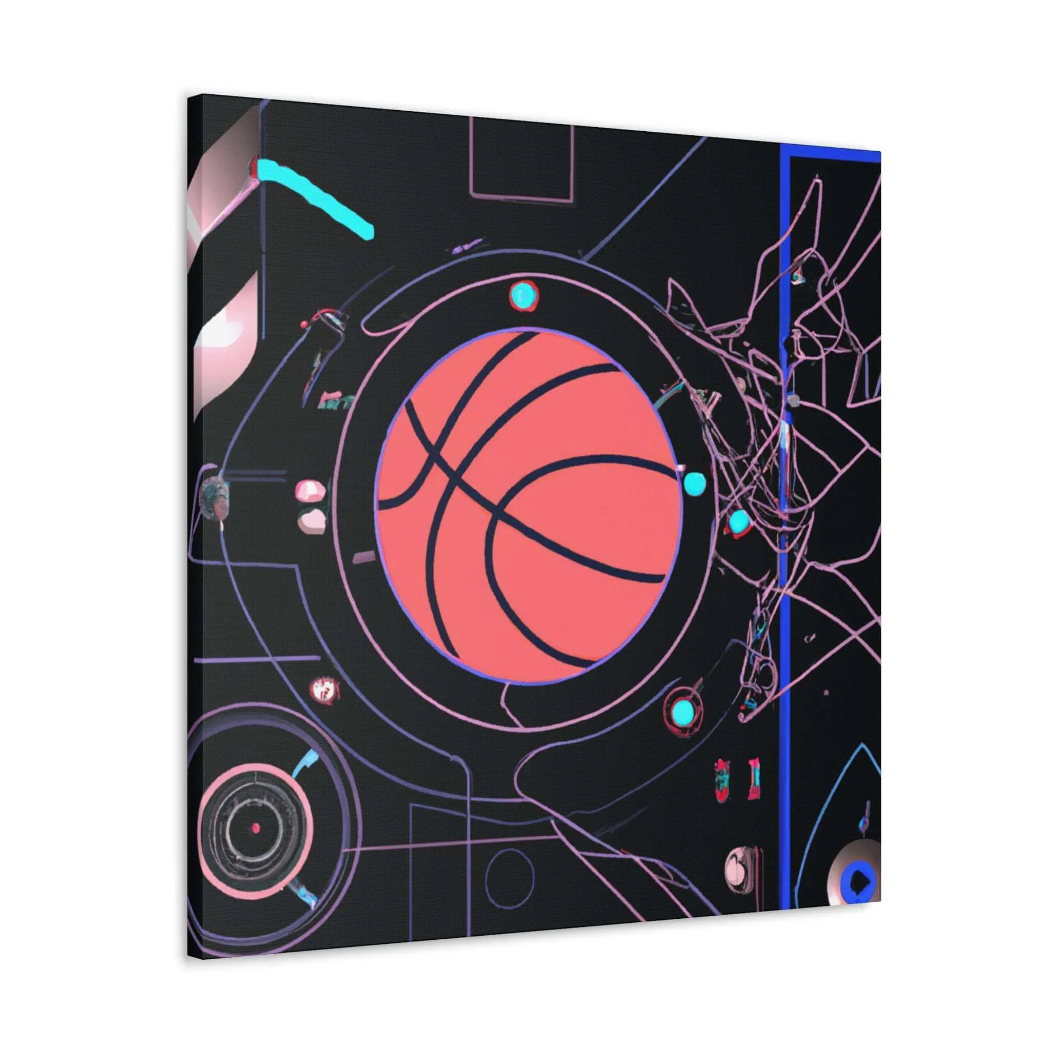 Future Ball: Basketball Canvas Print