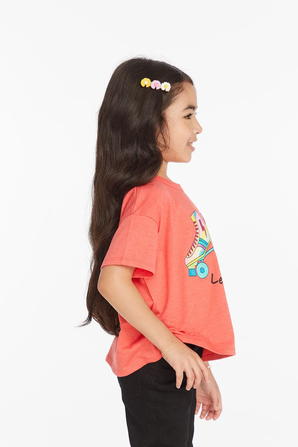 Girls Let's Roll Tee