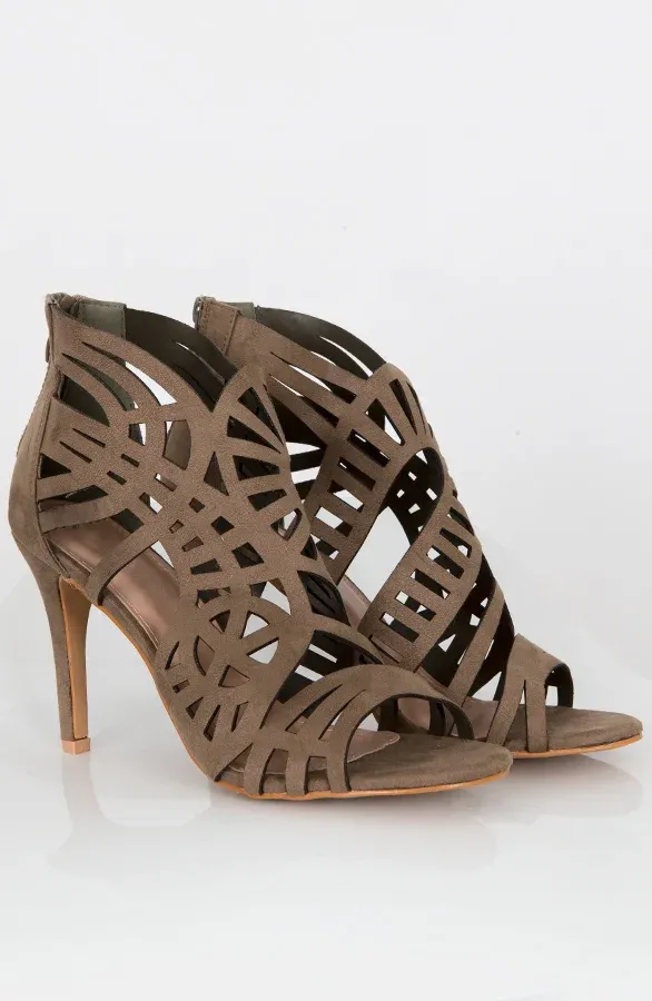 Gladiator Heels Legergroen