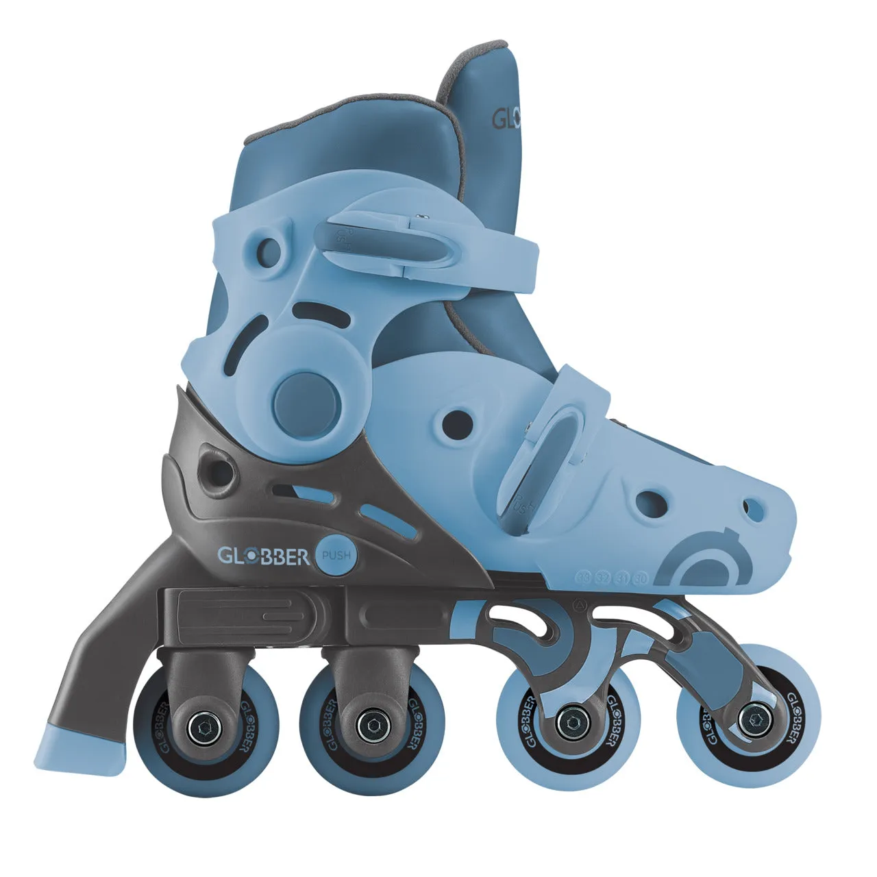 GLOBBER Kid's 2 In 1 Learning Skates