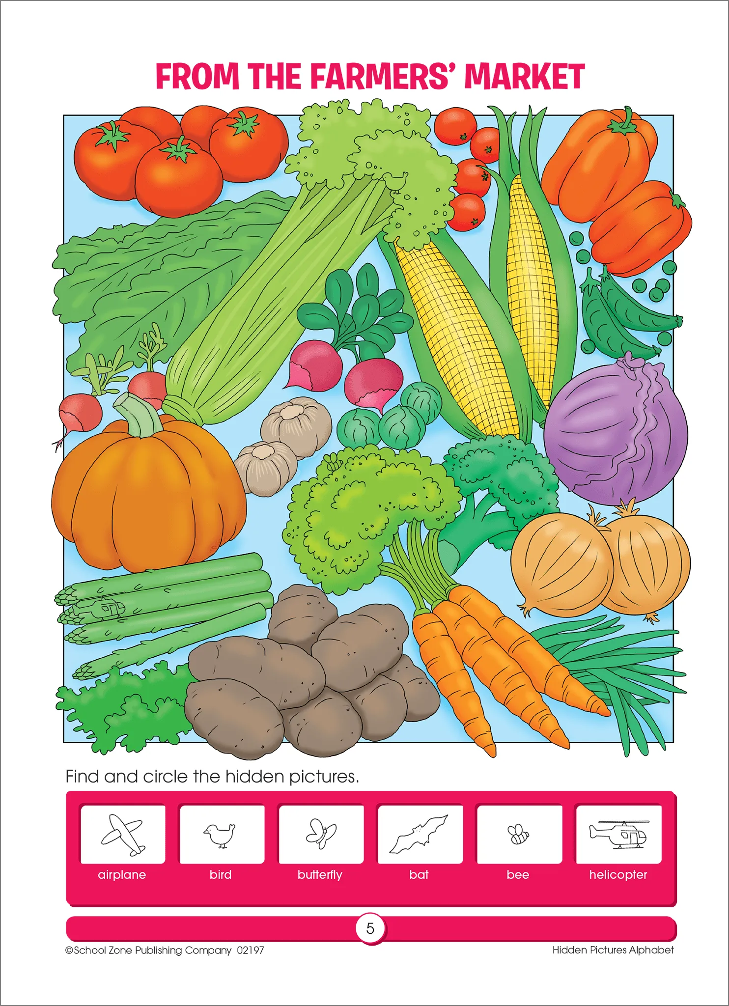 Hidden Pictures Alphabet Workbook