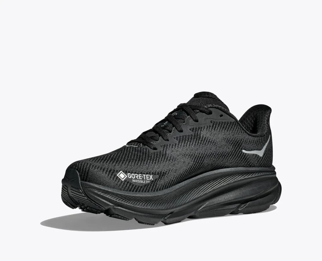 Hoka- Women Clifton 9 GTX Black/Black 1141490F