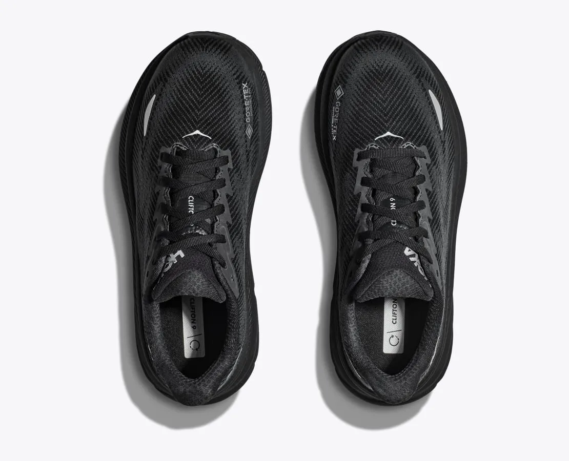 Hoka- Women Clifton 9 GTX Black/Black 1141490F