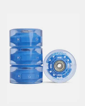 Impala Light-Up Wheels for Quad Skates - Blue