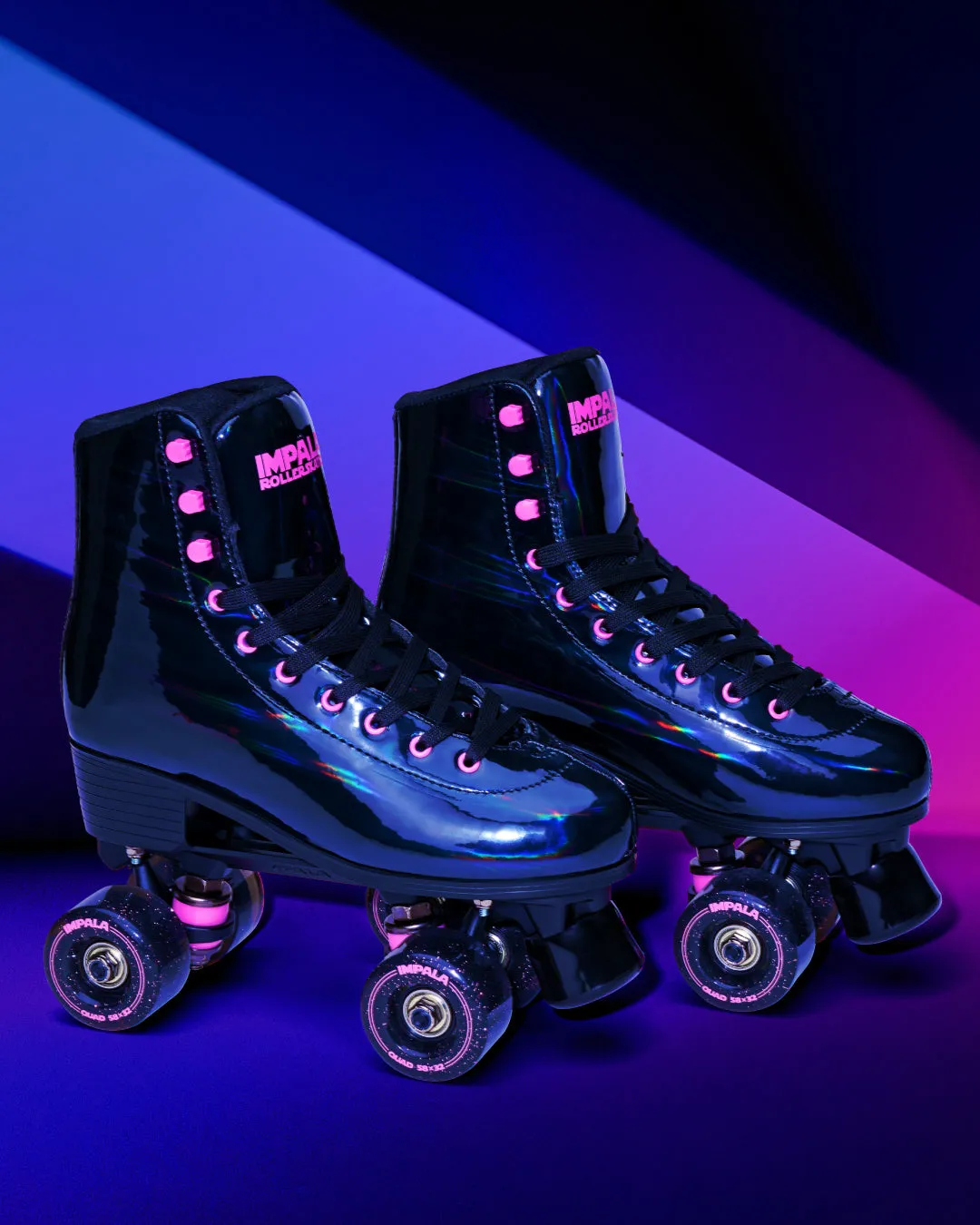 Impala Roller Skates - BLACK HOLOGRAPHIC
