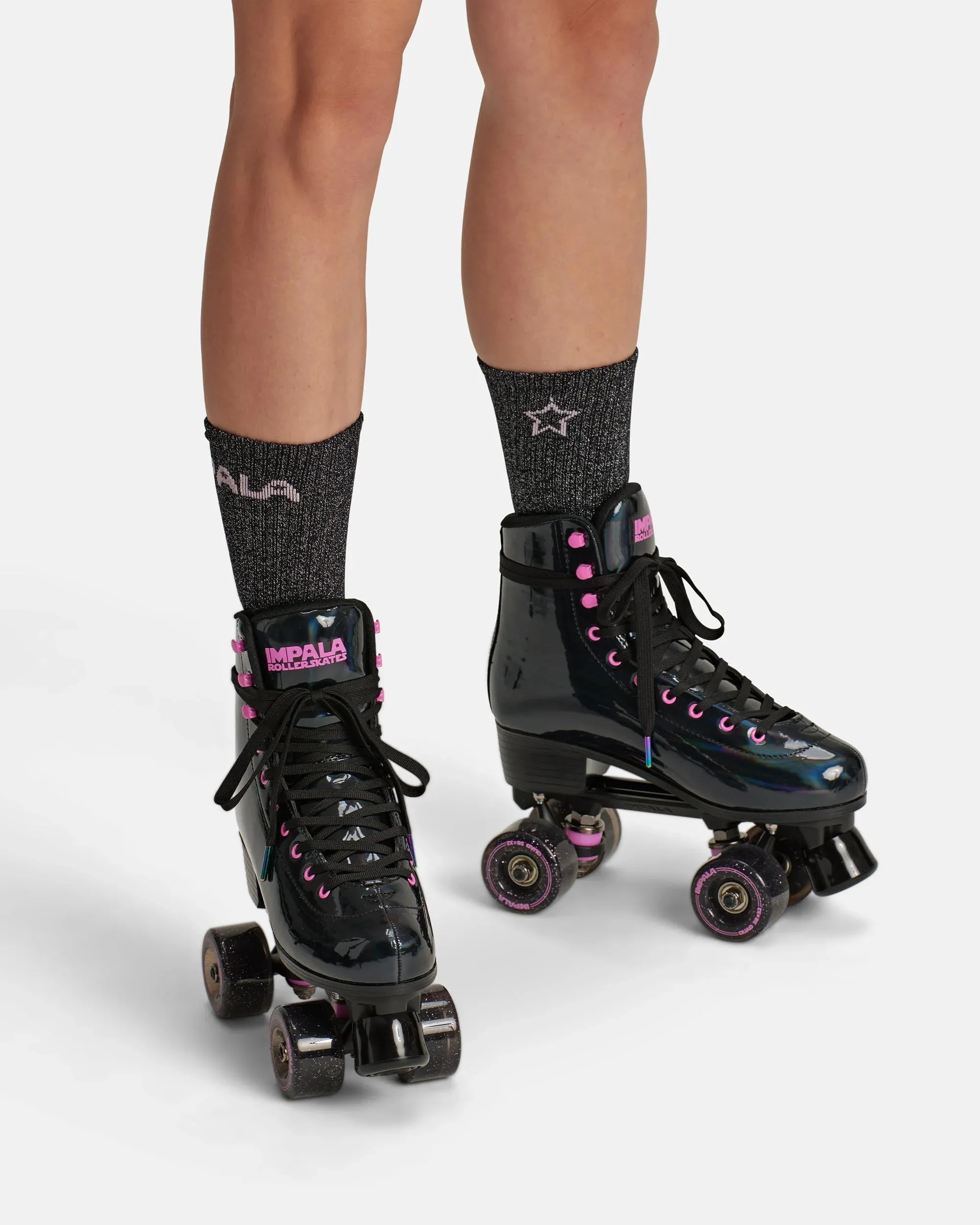 Impala Roller Skates - BLACK HOLOGRAPHIC