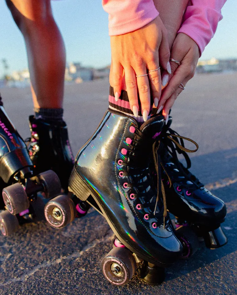 Impala Roller Skates - BLACK HOLOGRAPHIC
