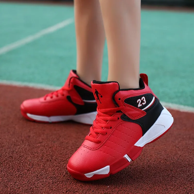 Kids Sneakers Boys Basketball Sport Shoes Boy Basket Ball Trainer Shoes