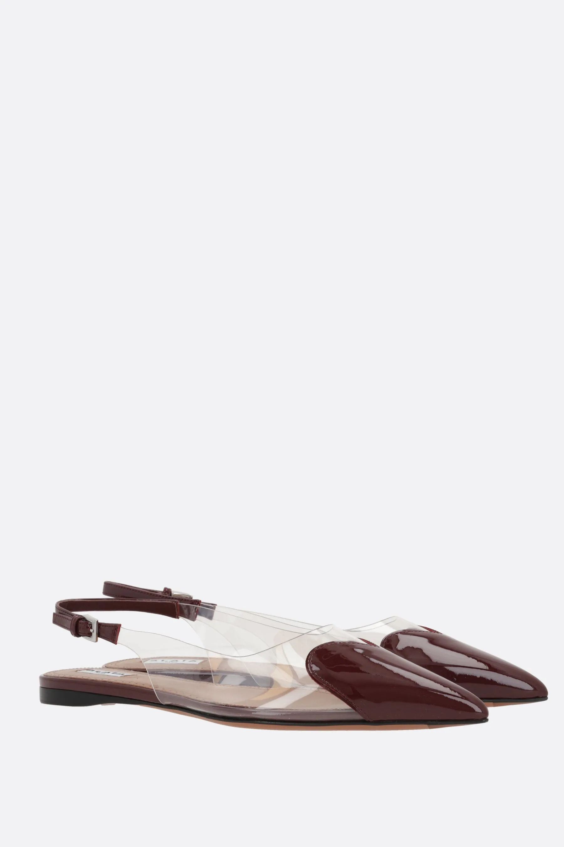 Le Cœur Patent Flat Slingbacks